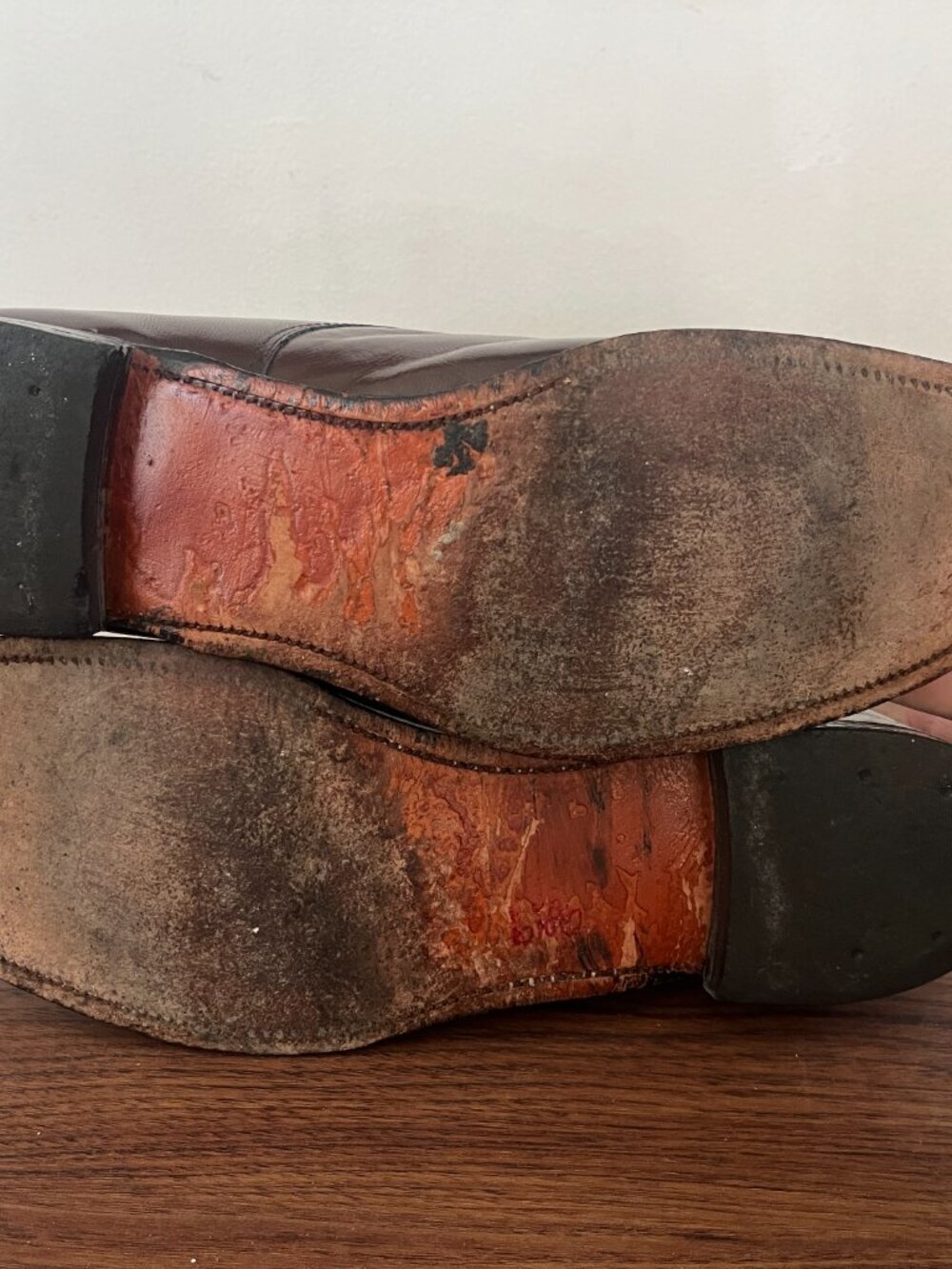 VTG Stacy Adams Men's 10D Brown Leather Oxford Lace Up Professional Work Dapper - Picture 8 of 8